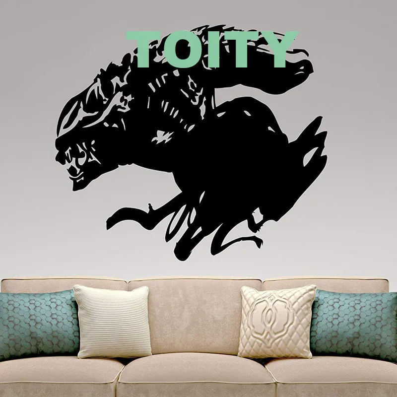 H57cm x W65cm 29 дизайнов, Инопланетянин, наклейка на стену, 1979, фильм, Xenomorph, плакат, виниловая наклейка, для дома, детской комнаты, декор интерьера, в общежитии, студия, художественная Фреска - Цвет: H57cm x W65cm