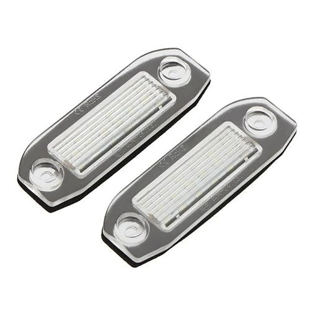 

2PCS LED License Plate Light Car White XC60 S60 2835 SMD For Volvo Lamp