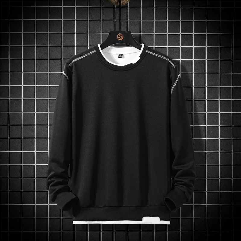 

New Arrival Clothes Hoodies For Men's Jacket Autumn O-neck Full Sleeve Fashion Sweatshirt Good Quality Plus Size L-4XL 5XL