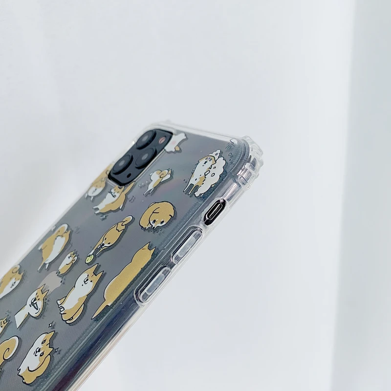 KEXIN Забавный чехол для телефона с собакой корги iPhone 11 Pro XS MAX XR X 7 8 Plus прозрачная