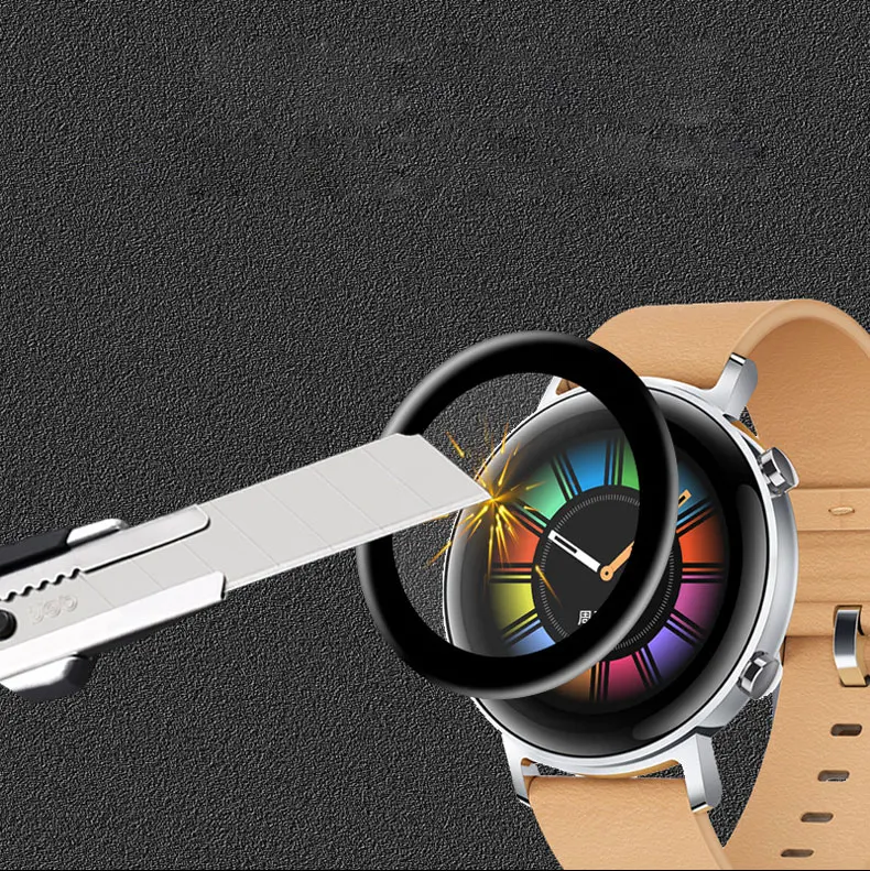 

Защитное стекло для huawei watch gt 2 42 мм 46 мм Полное Закаленное стекло пленка взрывозащищенные аксессуары для huawei watch gt2/ 2e