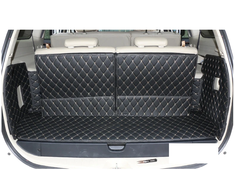 Волокна кожи багажник автомобиля коврик для mitsubishi Challenger mitsubishi Pajero Montero Sport 2008- 2013 автомобильные аксессуары