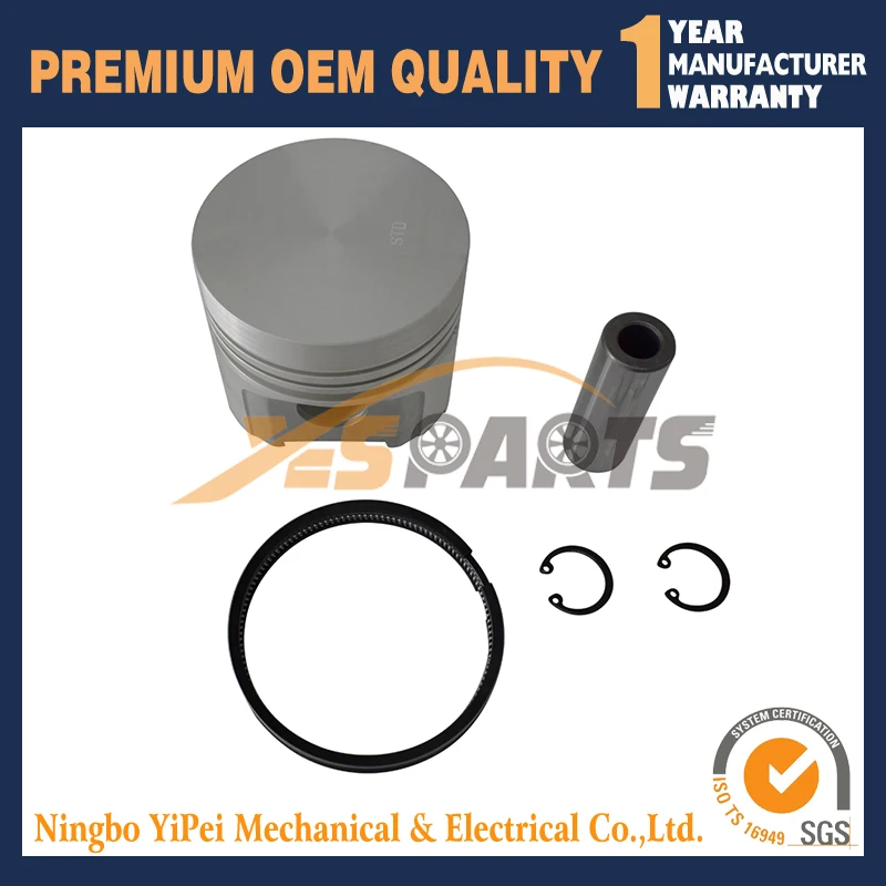 

Поршень двигателя + комплект колец D1402 STD для Kubota