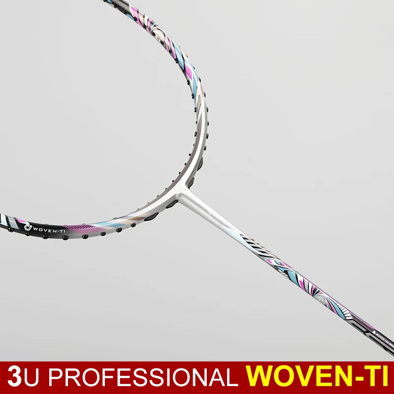 Профессиональная ракетка для бадминтона ESPER V6 Ti легкая тенниска из углеродного