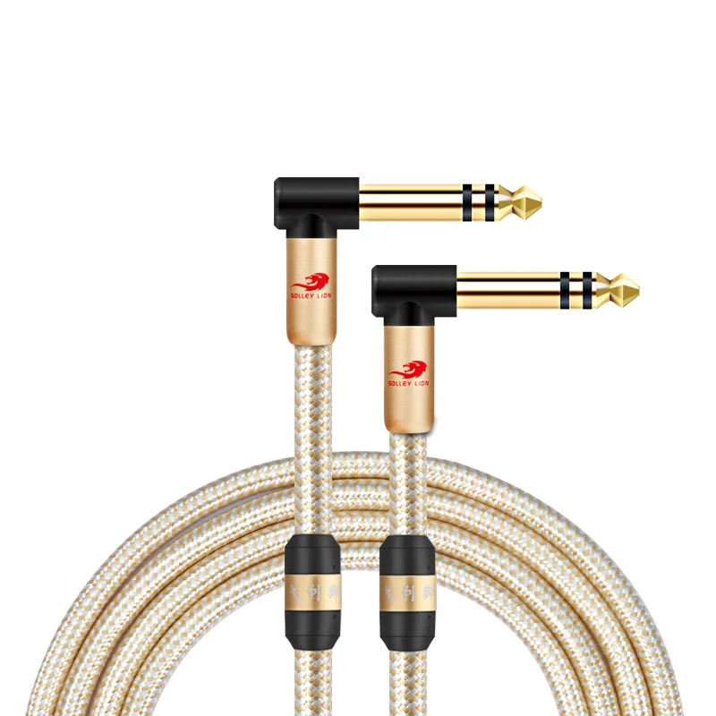 Стерео усилитель аудиокабеля 1/4 дюйма со штекером от 6 35 мм до микшерная консоль