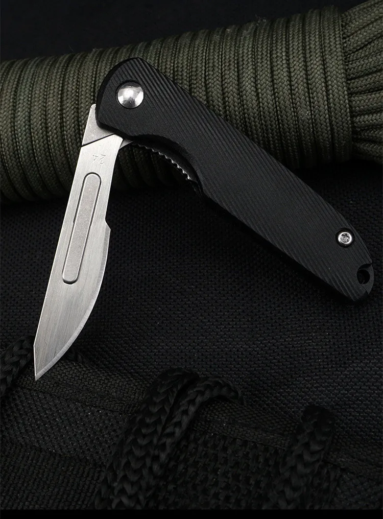 Многофункциональный мини-нож из углеродистой стали уличный портативный