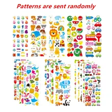 20 Sheets 3D Stickers for Kids & Toddlers 500+ Puffy Stickers Variety Pack for Scrapbooking Bullet Journal Including Animal, No.