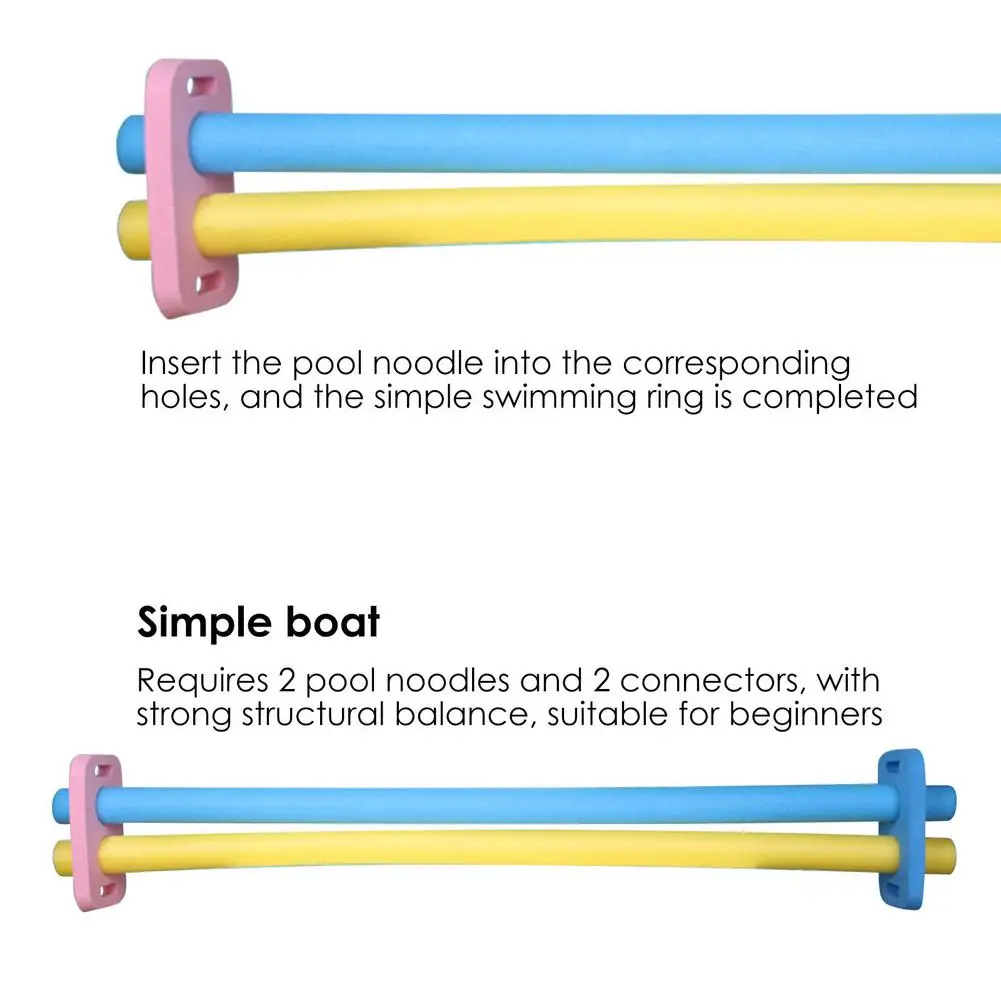 

Swimming Pool Accessories Training Aids Pool Noodle Connector with 2 Cross Holes Pool Noodle Accessory