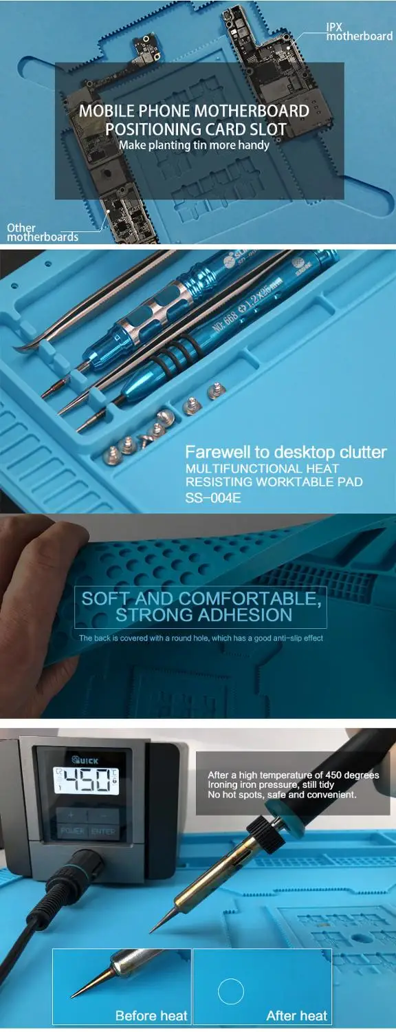 Солнечный свет термостойкая Рабочая панель BGA искусственная мощность ремонт