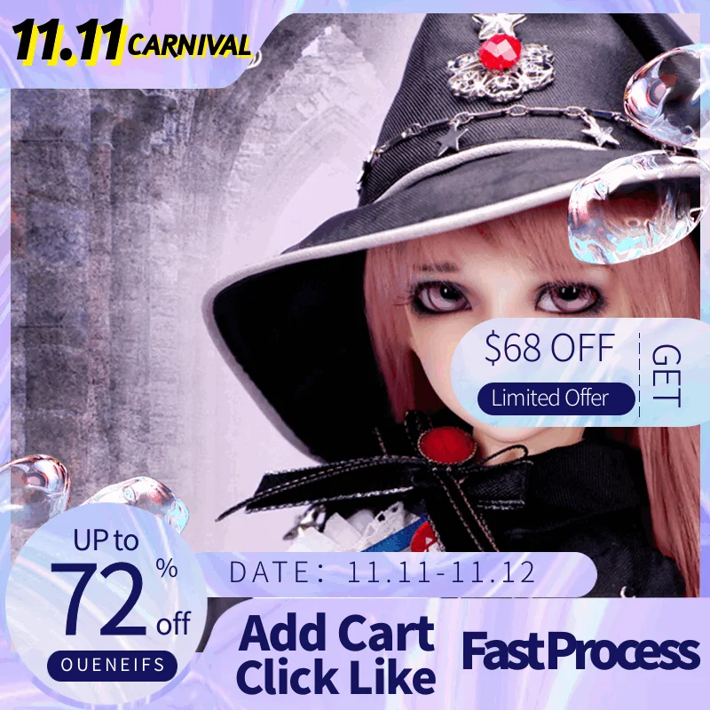 

Куклы Fairyland Minifee Mirwen 1/4, шарнирные, SD, с глазами
