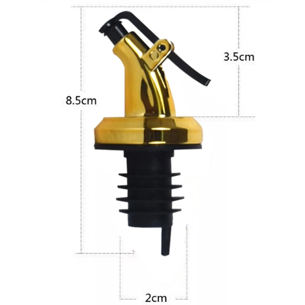 4 шт. Пресс Тип гальваническое покрытие сопло бутылки ликера для носики масло