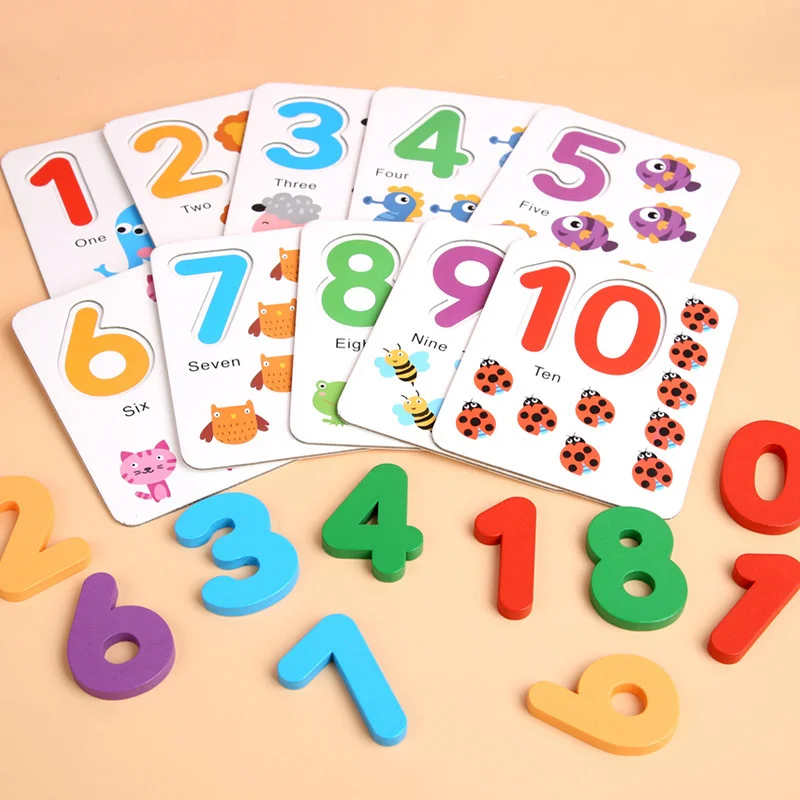 

Math Toy Recognize Digital Letters Matching Puzzle Kid Early Education Toy Double Number Sided Alphanumeric Matching Card Jigsaw