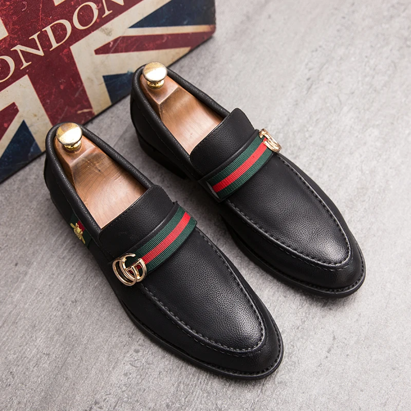 

2021 new men's casual shoes fashion trend brand shoes high quality comfortable flat shoes office business party casual shoes