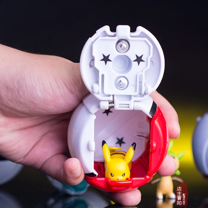 

Pokmon Pokeball Pocket Monster Elf Ball Figures Model Pocket Toy Action Figure Model 5-7 cm Collection Decoration Kids Toy Gift