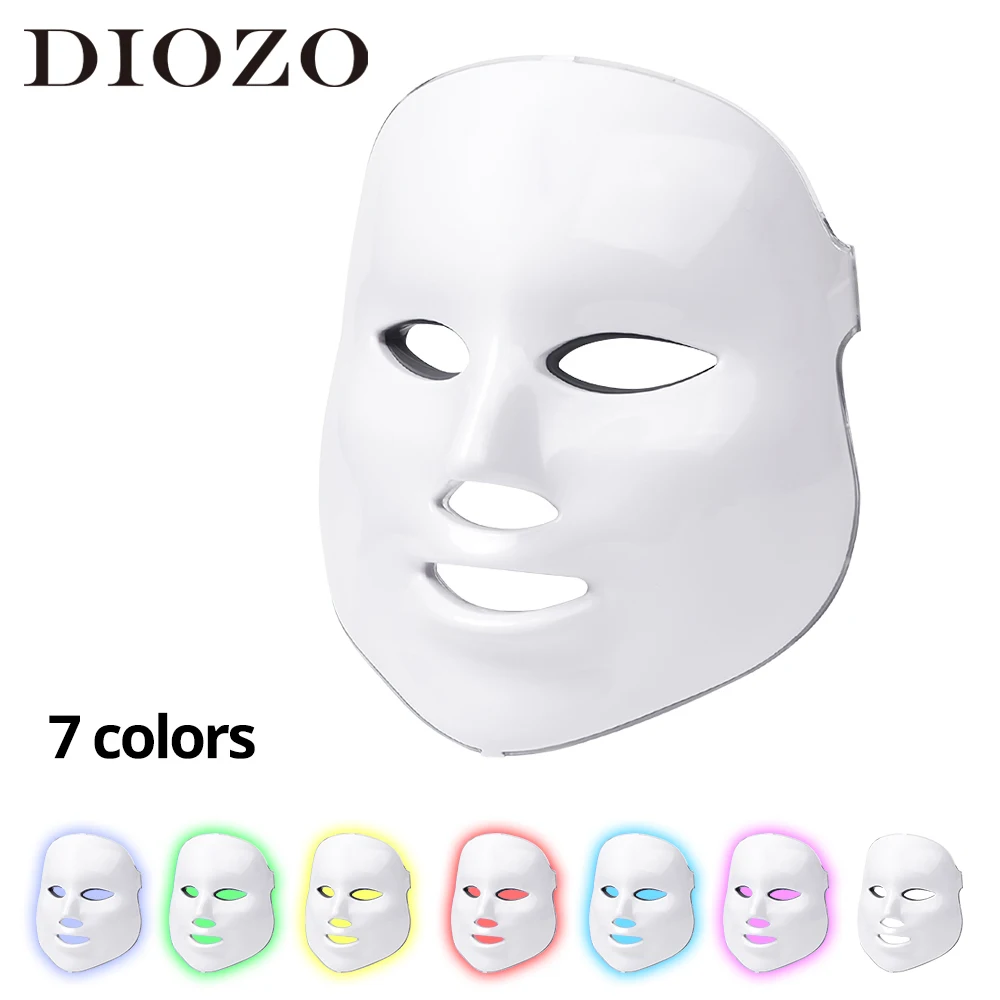 DIOZO Beauty Фотон светодиодный маска для лица терапия 7 цветов светильник омоложение