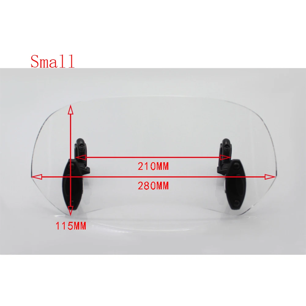 Универсальный Регулируемый экран лобовое стекло спойлер дефлектор воздуха для