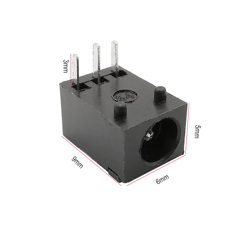 20Pcs DC-003 3.5mmx1.3mm DC Power Jack Plug Adapter 3 Pin Female Socket Panel Mount Supply Connector DC003 | Обустройство дома