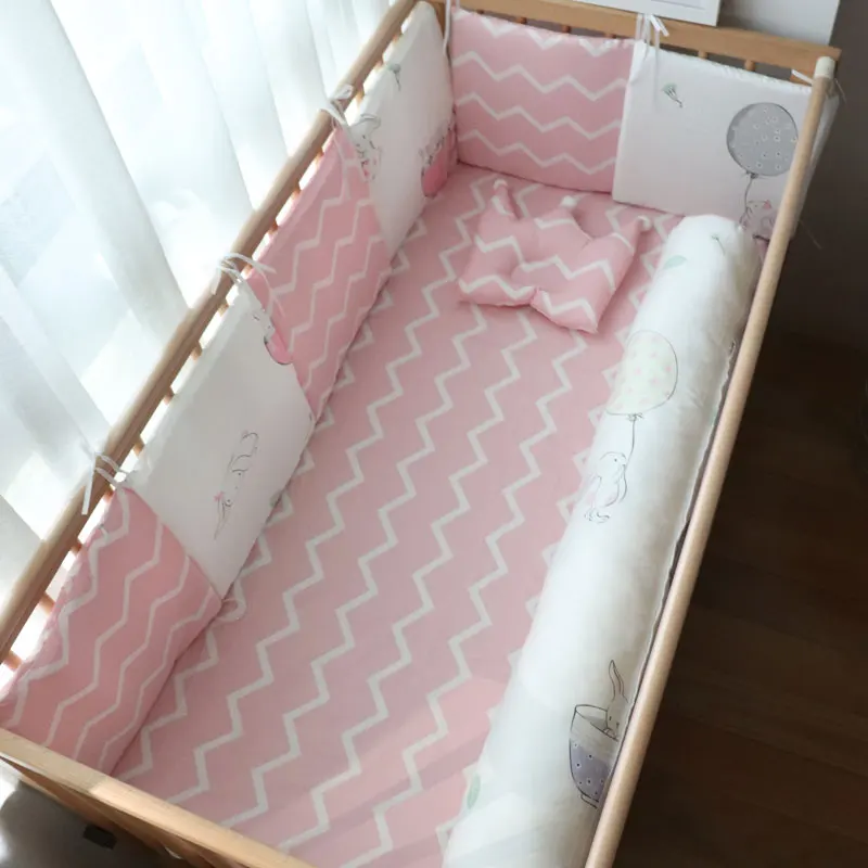 Детский бампер для новорожденных хлопковые мягкие бамперы в детской кроватке