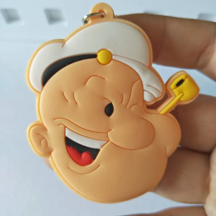 Popeye моряк ПВХ брелок оливковый Oyl Bobbi cos Модный классический аниме silicona para llaves сумка подвеска брелок ювелирные изделия