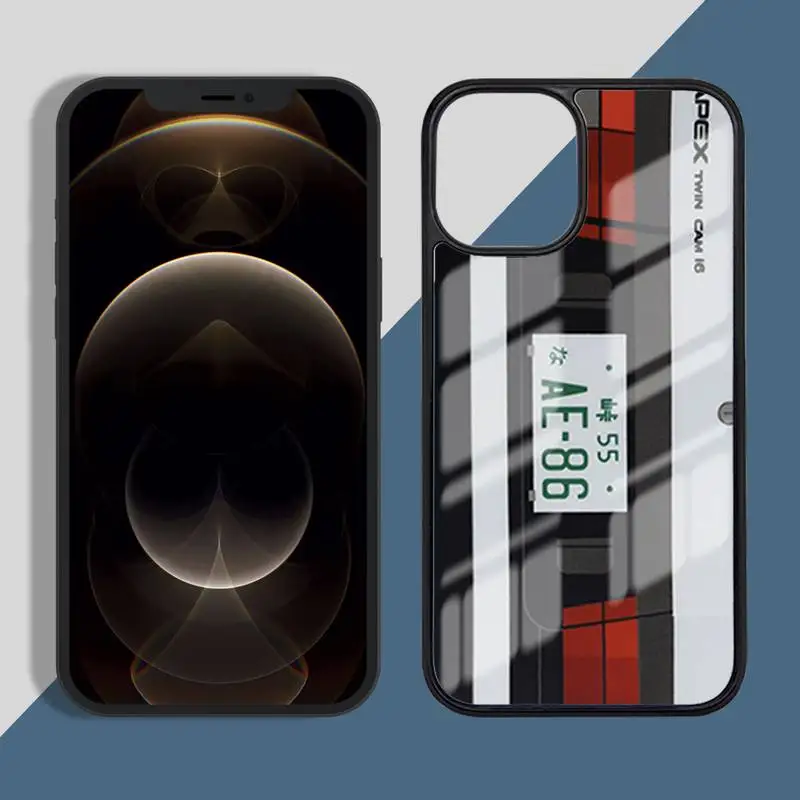 

Initial D AE86 Phone Case TPU+PC For iPhone X XR XS 11 12 mini Pro MAX 7 8 Plus