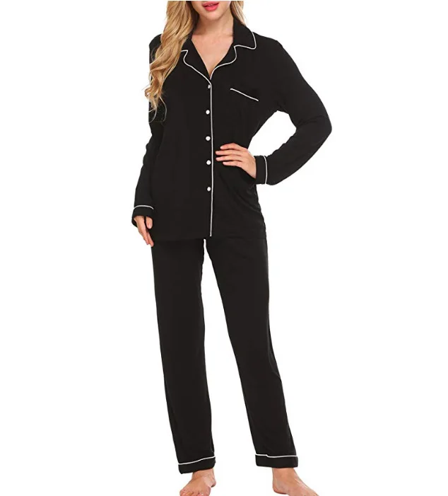 

Nightwear Homewear Faux Silk Pajamas for Women Pijama Set Sleepwear Bedroom Pijanas Women Lounge Wear