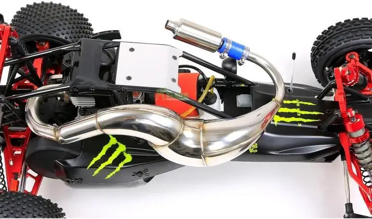 Super Torque Type Sonic Boom выхлопная труба Классическая боковая настроенная для 1/5 HPI ROFUN ROVAN