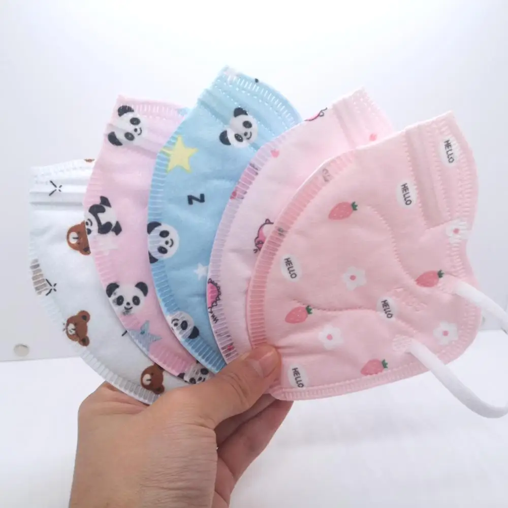 Детская разноцветная маска панда KN95 детская FFP2 для туши респиратор с фильтром