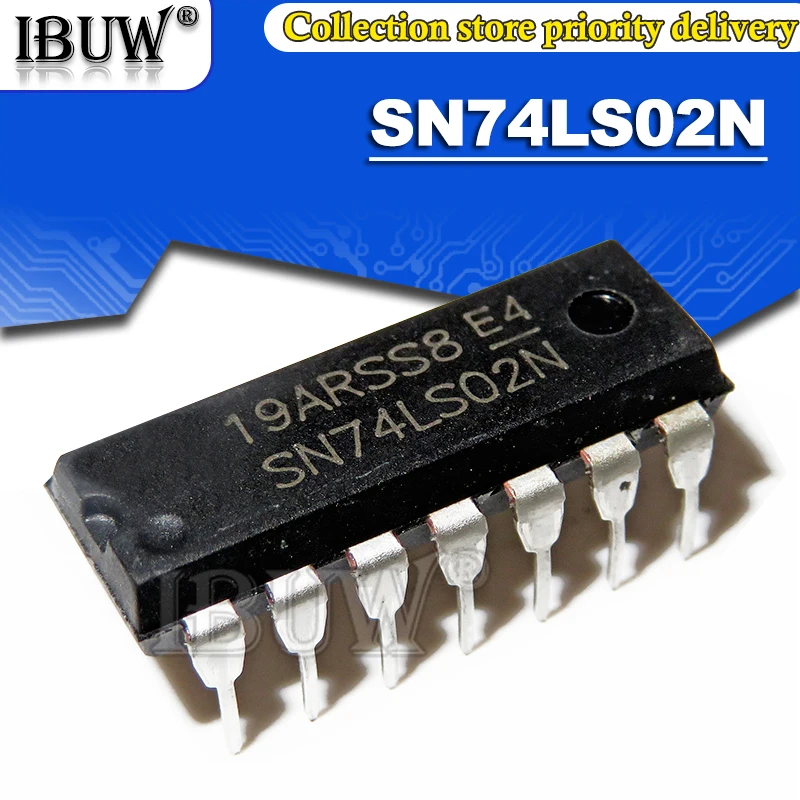 

100PCS SN74LS02N DIP14 SN74LS02 74LS02N 74LS02 DIP Integrated IC