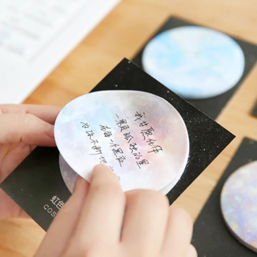 

Celestial Observation Series Original Planet Notes Stickers - Random Children And Students Use 11 * 9cm Creative Note Stickers
