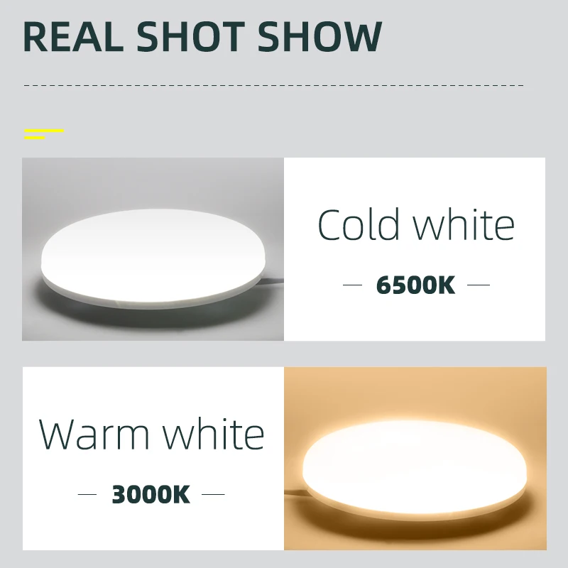 Ультратонкий Светодиодный потолочный светильник Современная Поверхностная