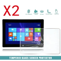 2pcs tablet tempered glass screen protector cover for microsoft surface 2 tablet hd eye protection tempered film