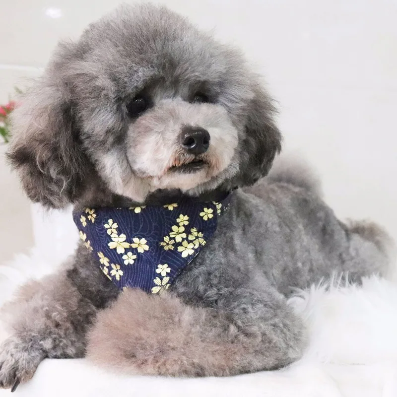 

Dog Bandana Adjustable Triangle Scarfs Triangle Pet Bibs Reversible Triangle Saliva Towel Collar Scarf For Dogs Cats Pets