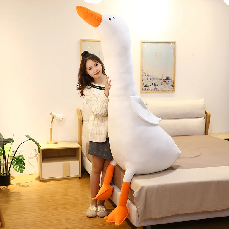 

Cute Cotton Goose Stuffed Toys Animal Baby Accompanying Dolls Plush Comfort Dolls Soft Pillow Nordic Home Decor