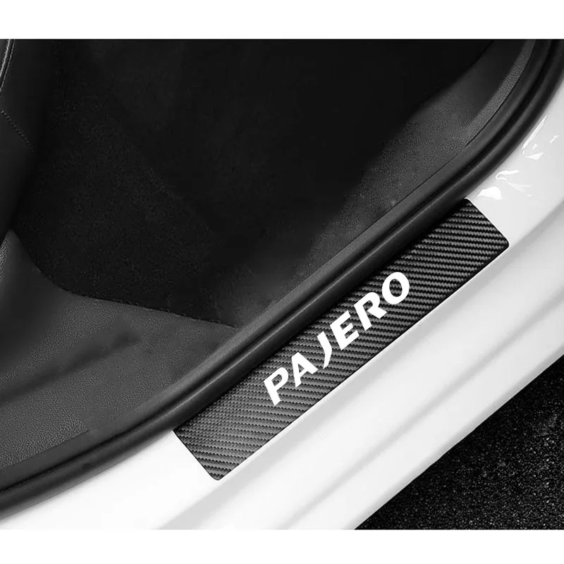 4 шт. декоративные наклейки из углеродного волокна для Mitsubishi Pajero | Автомобили и