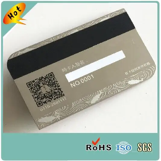 Дешевая 304 нержавеющая стальная металлическая карточка черный qr код