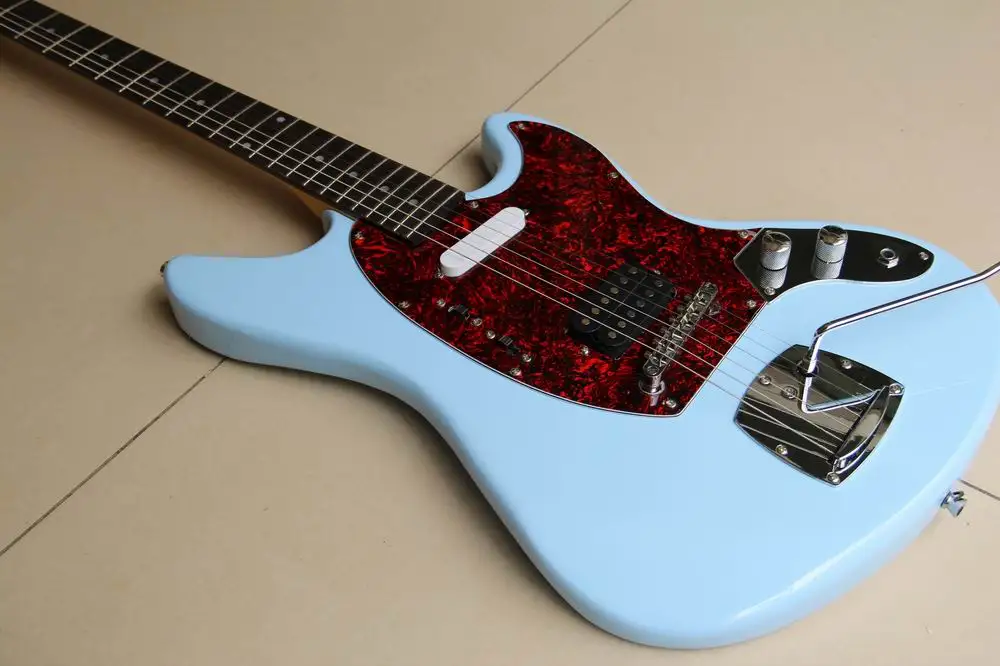 Оптовая продажа гитары из Китая новая модель электрической Jaguar в синем цвете