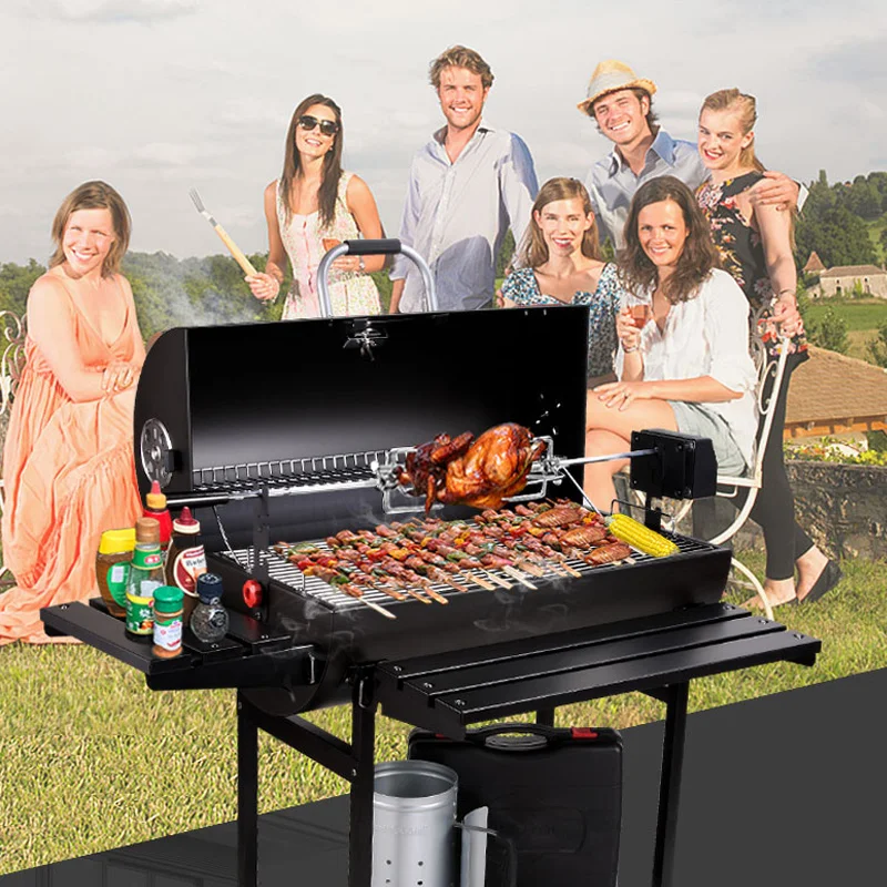 

BBQ Full Length Grill Cover Waterproof Protector Dustproof for Weber Q3000 Q2000 Stock Household Merchandises Dust Covers