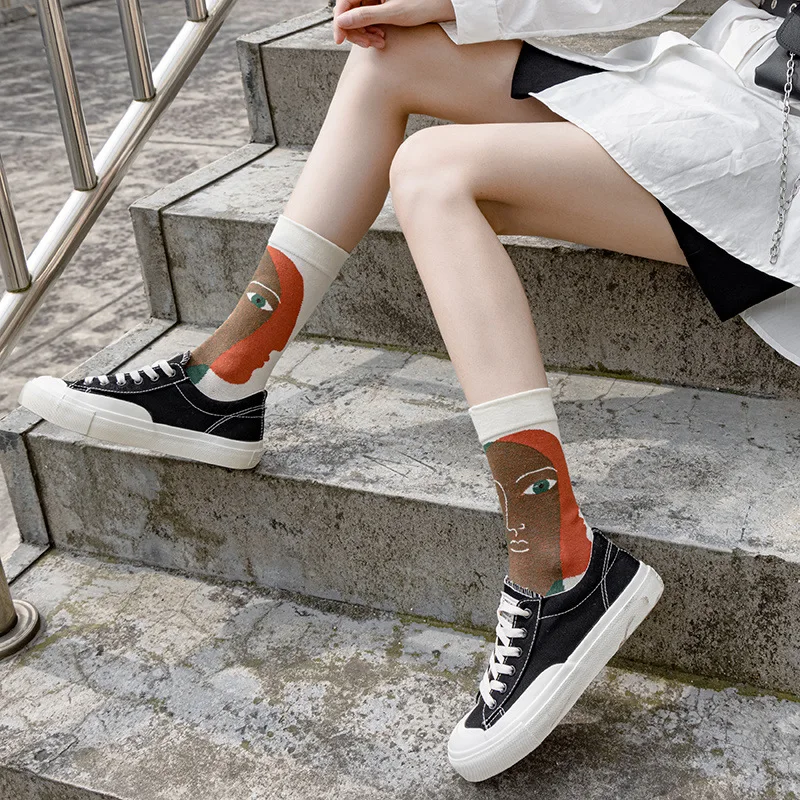 Autumn and Winter Socks Adult Funny Socks 12 PAIRS Men and Women Funny Socks Women Funny Women Men Socks Wholesale