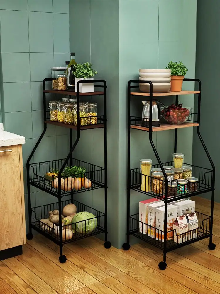Кухонная полка для кухни с артефактом многослойные полки хранения овощей | Дом и