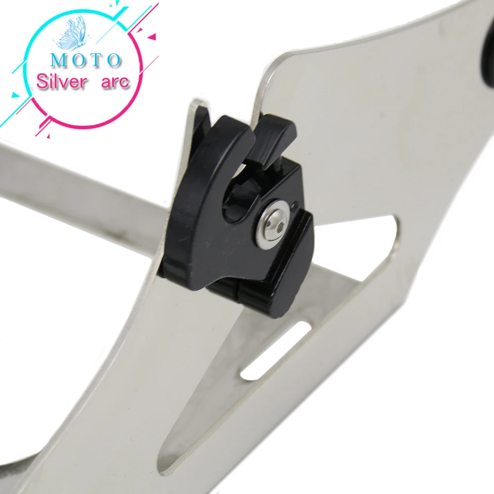 

Chrome Detachable 2-Up Tour Pak Luggage Rack Rear Carry Racks for Harley Touring Road King Street Glide FLHR FLHX 2014-2017 2016