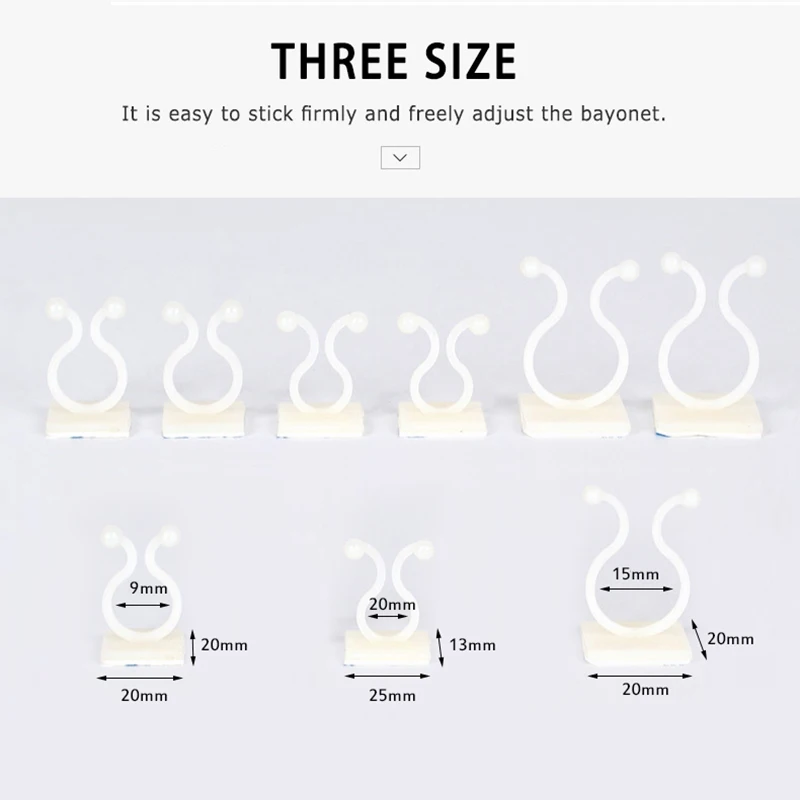 10 шт. невидимые настенные фиксаторы для растений | Дом и сад