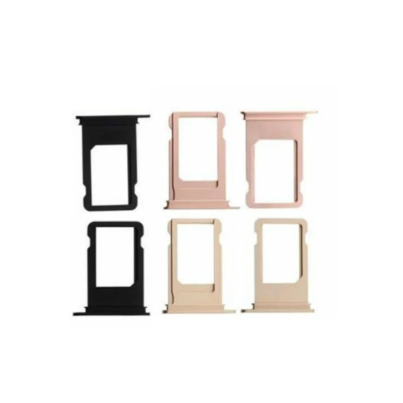 1 Piece Sim Card Tray for IPhone 7 Plus 8 Holder Parts Nano SIM Container Adapter |