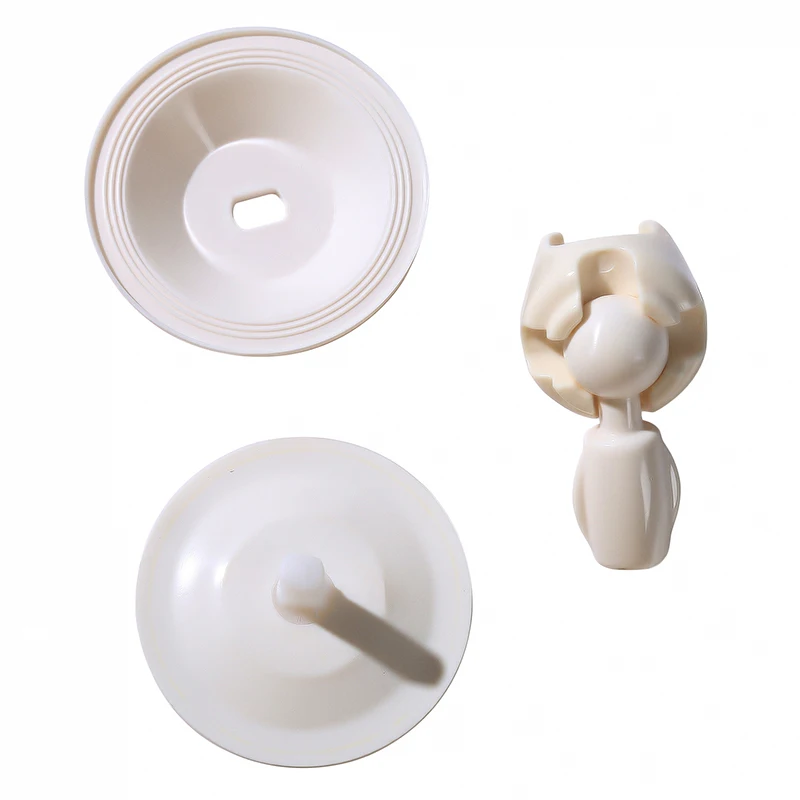 

PP Adjustable Nozzle Base Shower Head Mounting Brackets Strong Sucker Faucet Fixed Holder Bathroom Supplies