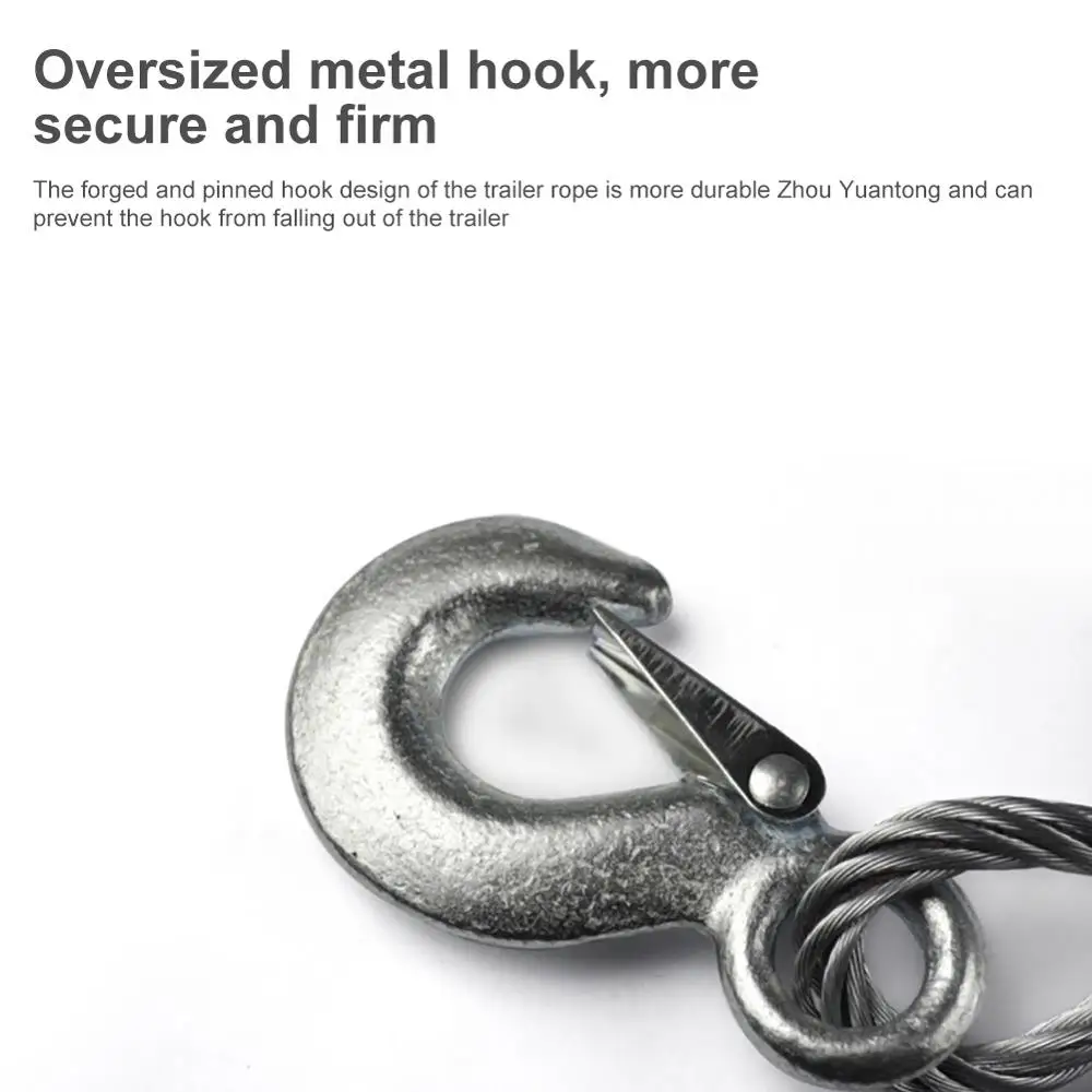 

4 Meter 5 Ton Strong Pull Rope Car Towing Rope High Quality Car Towing Rope Wire Rope