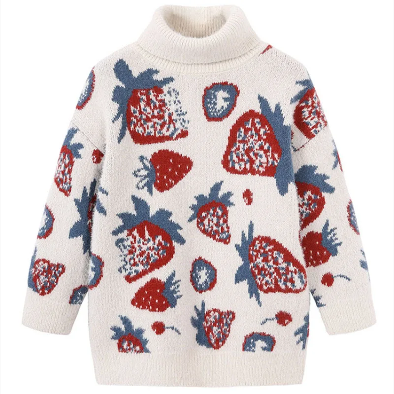 Новинка 2020 свитер для маленьких девочек осенне-зимняя трикотажная одежда в стиле