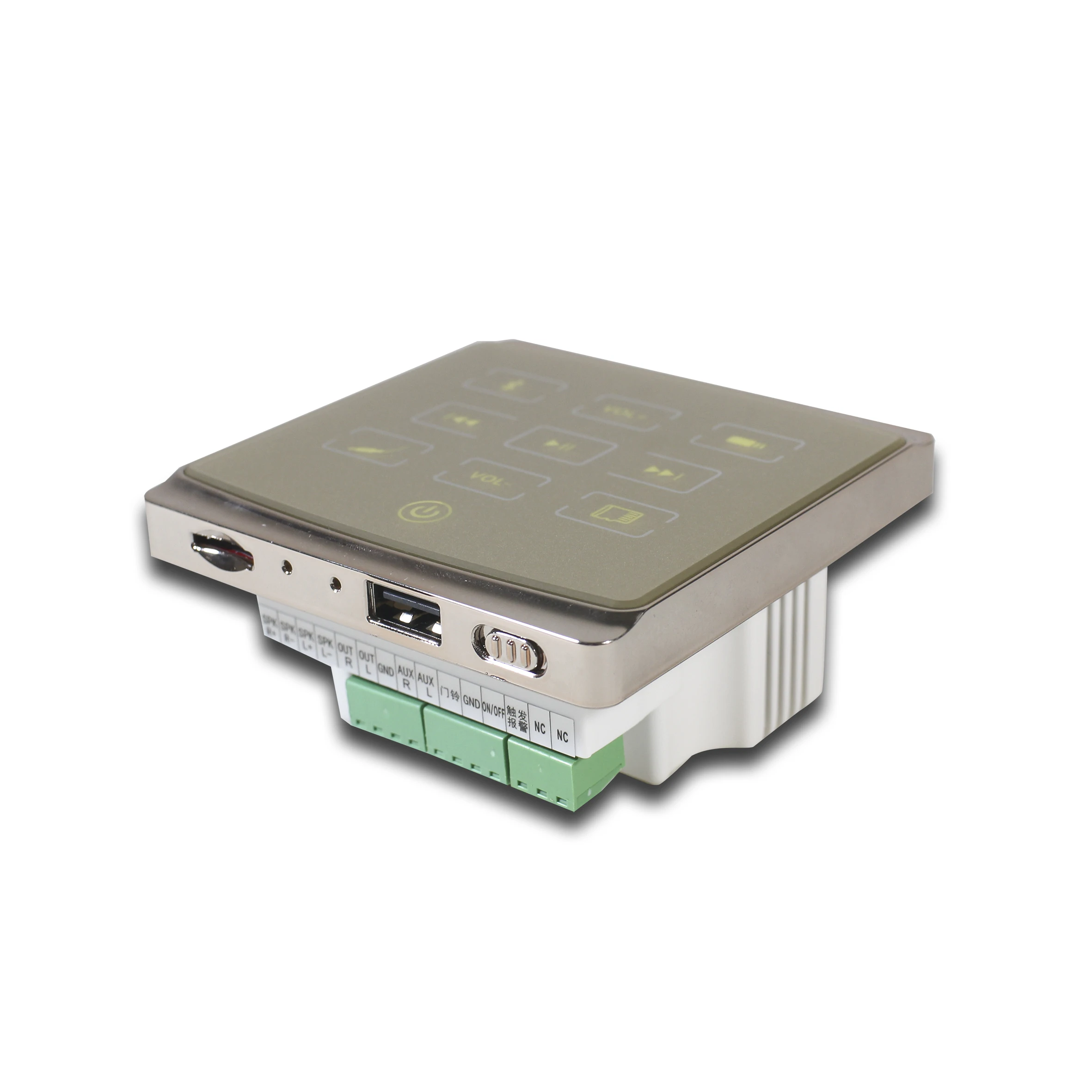 Усилитель звука для умного дома 2/4 каналов сенсорная мини клавиша Bluetooth USB TF