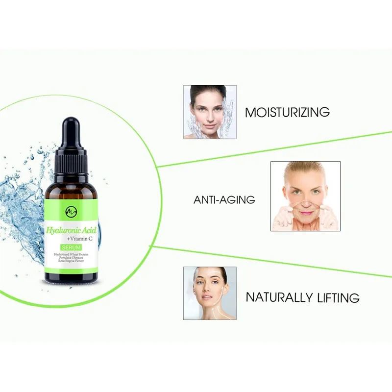 Minch чистый витамин C Сыворотки Гиалуроновая кислота эфирные масла для ухода за