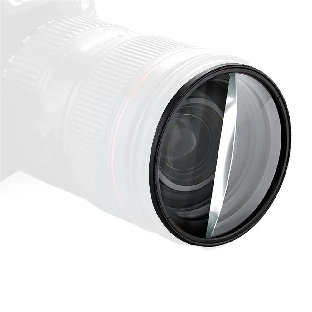

77 мм фотография Реквизит разделенное преломляющее стекло призма аксессуары для фотосъемки на переднем плане SLR фильтр размытый камера R1C0