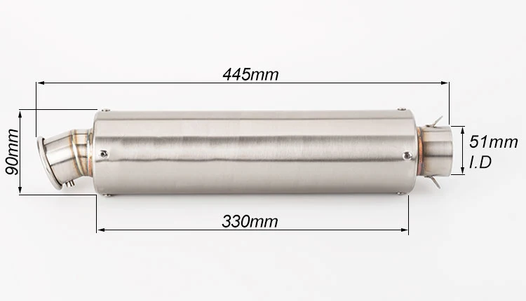 Модифицированная выхлопная труба мотоцикла глушитель R15 V3 MT03 RS150 Y15 SV650 NINJA250 51 мм