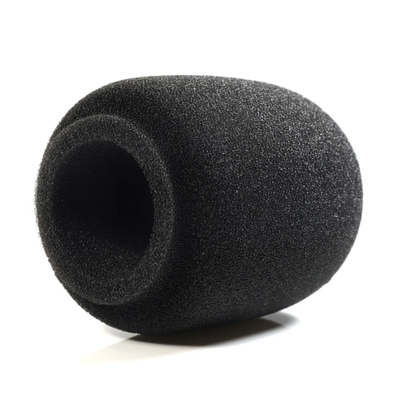 2Pcs Filter Windscreen Microphone Sponge Foam Cover For -SHURE PGA27 PGA 27 SM7B SM 7B Mic Replacement Black | Электроника